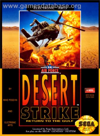 Cover Desert Strike - Return to the Gulf for Genesis - Mega Drive